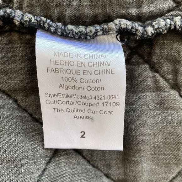 Current Elliott ‘The Quilted Car Coat’ Size 2/Medium - Picture 6 of 6